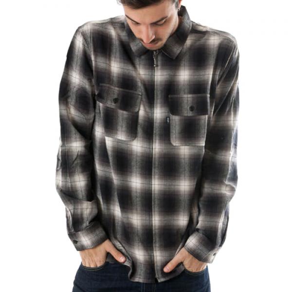 FOLSOM PLAID JACKET-BLK